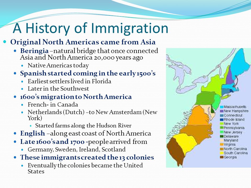 The history and effects of immigration in the united states